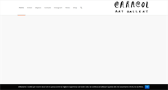 Desktop Screenshot of caracolarte.it